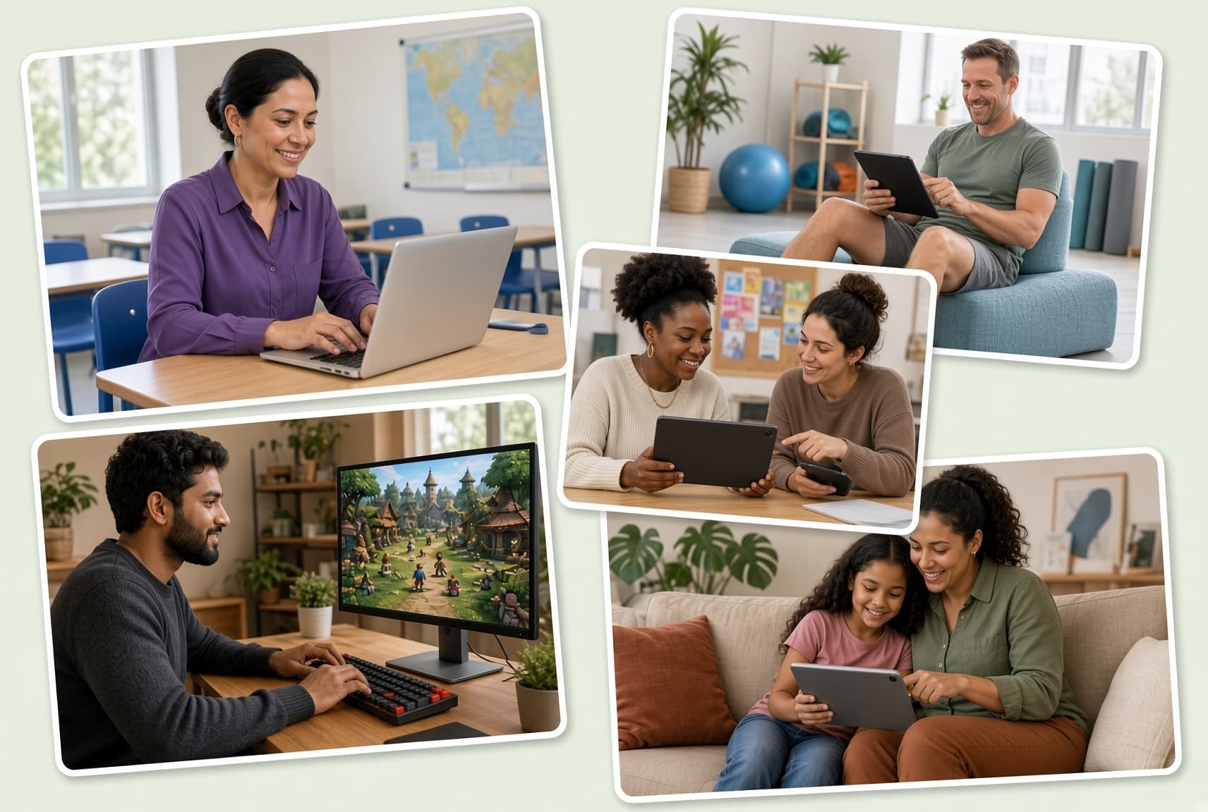 Teachers, coaches, parents, and developers creating games with Maniacs